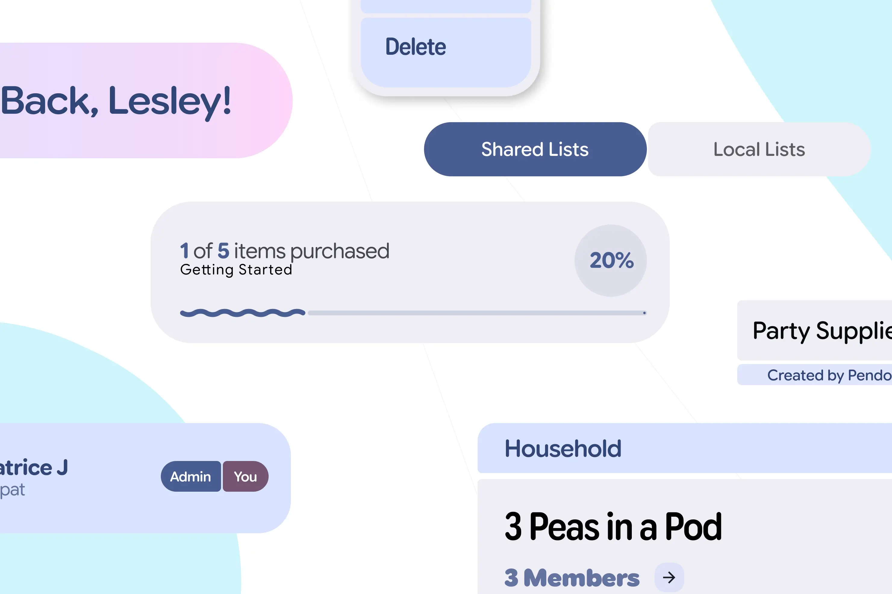 Beautiful design dashboard mockup